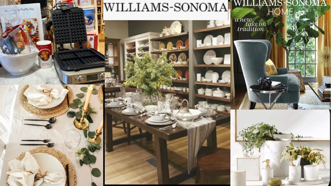SHOP/TOUR WITH ME AT WILLIAMS SONOMA | DISCOVER THE LATEST @ William Sonoma