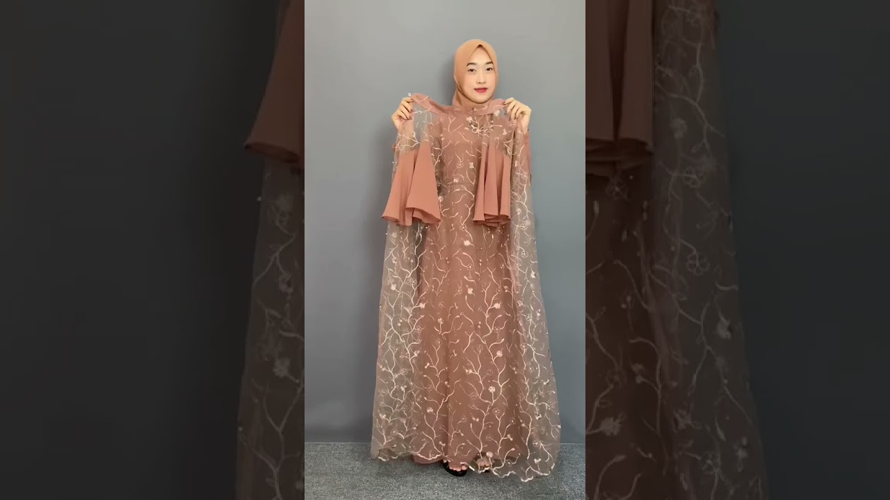 MODEL GAMIS BROKAT 2025 TERBARU 