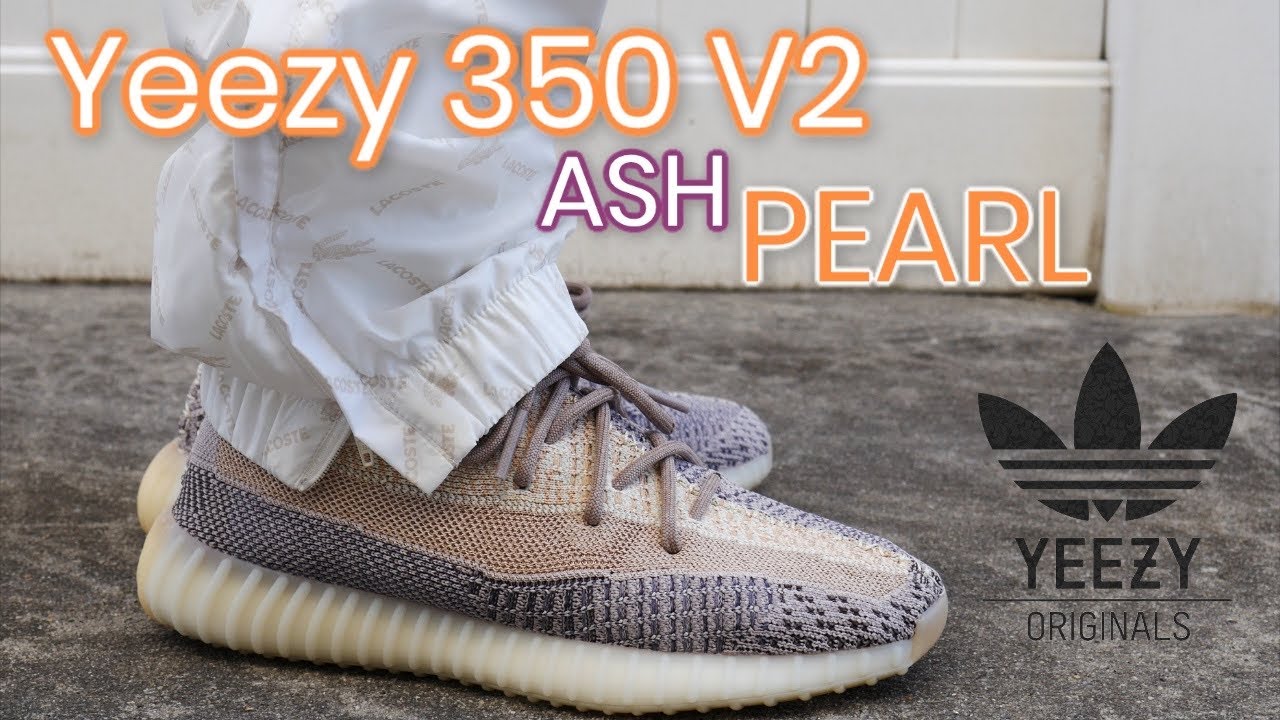 Yeezy 350 v2 Ash Pearl on feet review