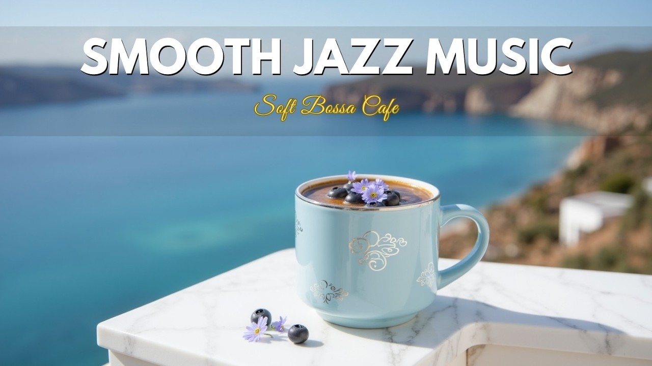 Bossa Nova Кафе Музыка 🌊 Smooth Jazz для Релаксации и Видов на Океан