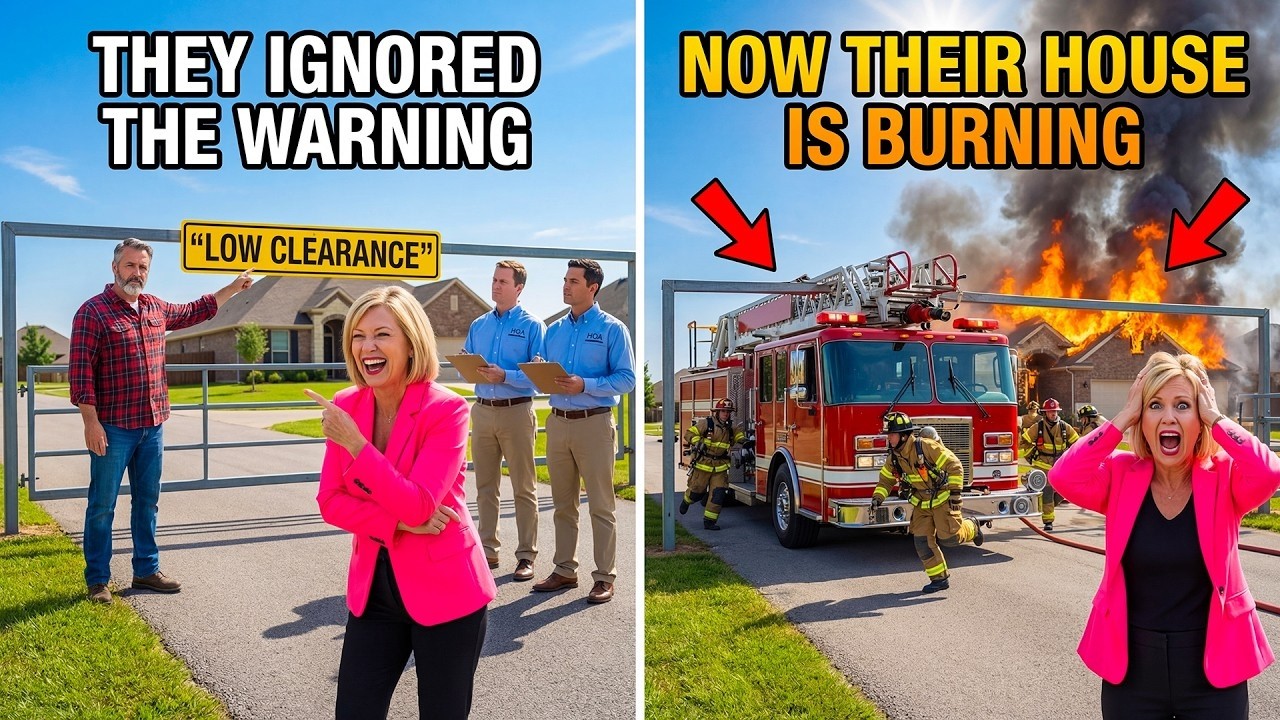 HOA Laughed Off My Low Gate Warning — Then Fire Truck Jammed, Flames Burned Their Own Home