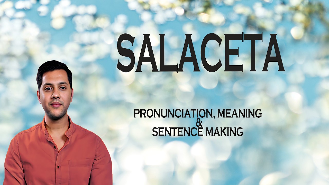 SALACETA - Значение и произношение. Словарь аудио- и видеоформата.