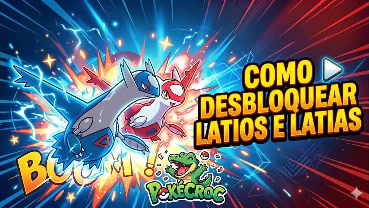 Como desbloquear Latios e latias no Pokécroc 