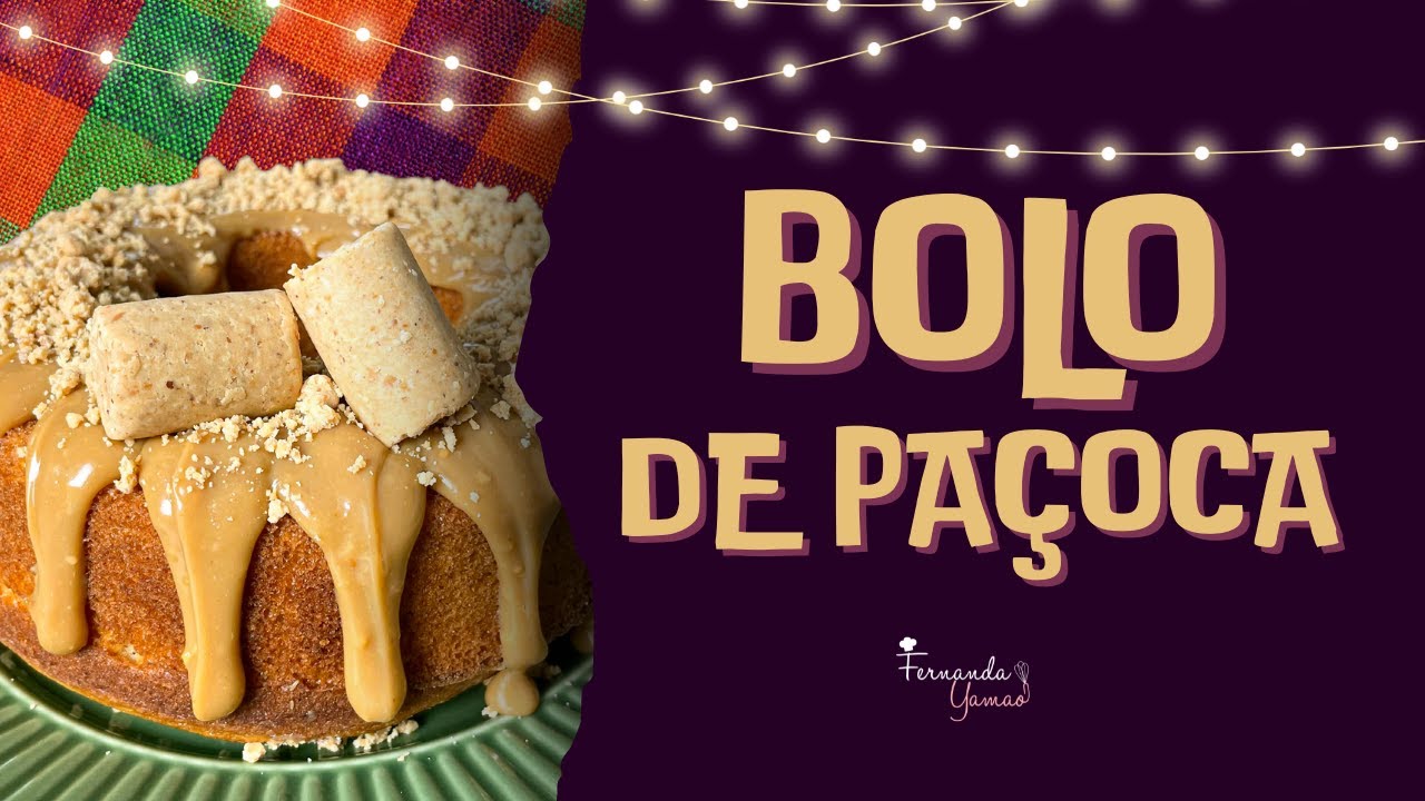 Bolo de Paçoca Simples e Econômico Para Vender