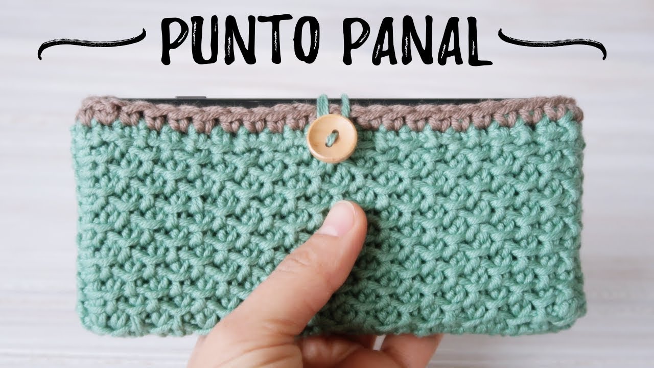 ESTUCHE EN PUNTO PANAL | Crochet TUNECINO | Ahuyama Crochet
