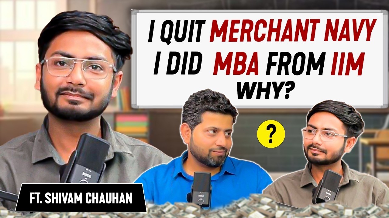 Why I quit Merchant Navy and went for MBA? 🤔📚 Is MBA better than Merchant Navy ft. Shivam Chauhan