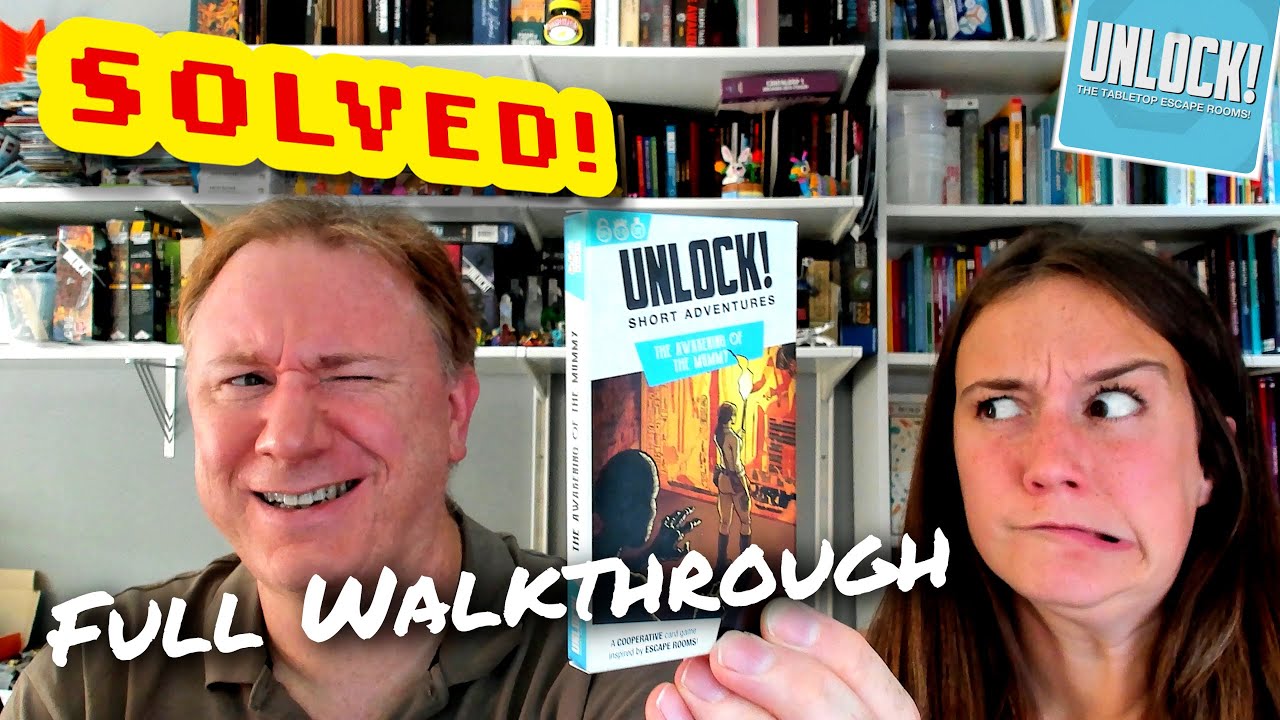 Solved! Unlock Short: The Awakening of the Mummy - full walkthrough + solution by Dr Gareth & Laura