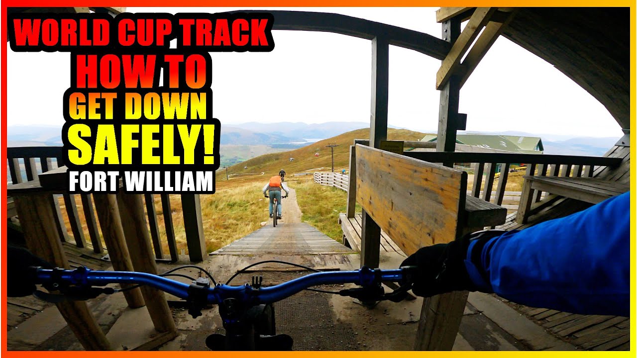Fort William WORLD CUP DH Track // Nevis Range // How does an average MTB rider get down safely!?