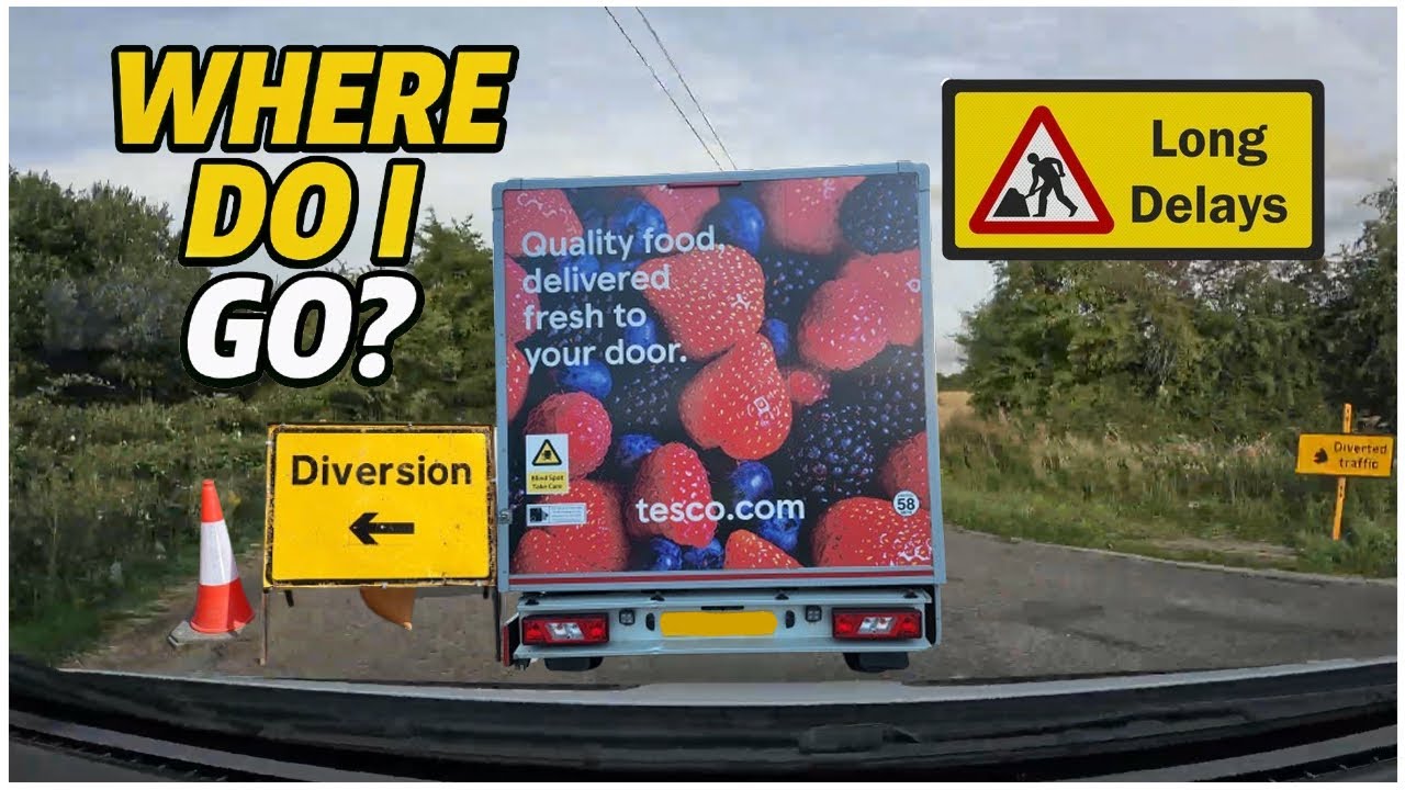 Road Closure Ruined My Shift! (Tesco Delivery Driver Delays)