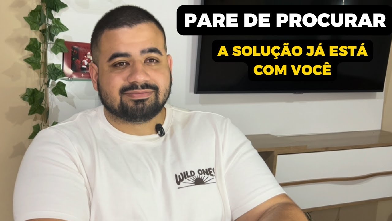 O milagre vem daquilo que você já tem