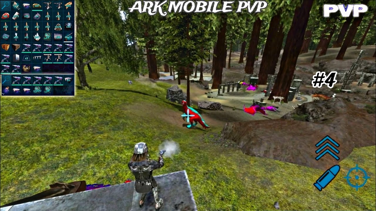 ARK MOBILE PVP / BEST BASE RAID LOOT AND DINOSAUR  / ARK MOBILE EPISODE #4