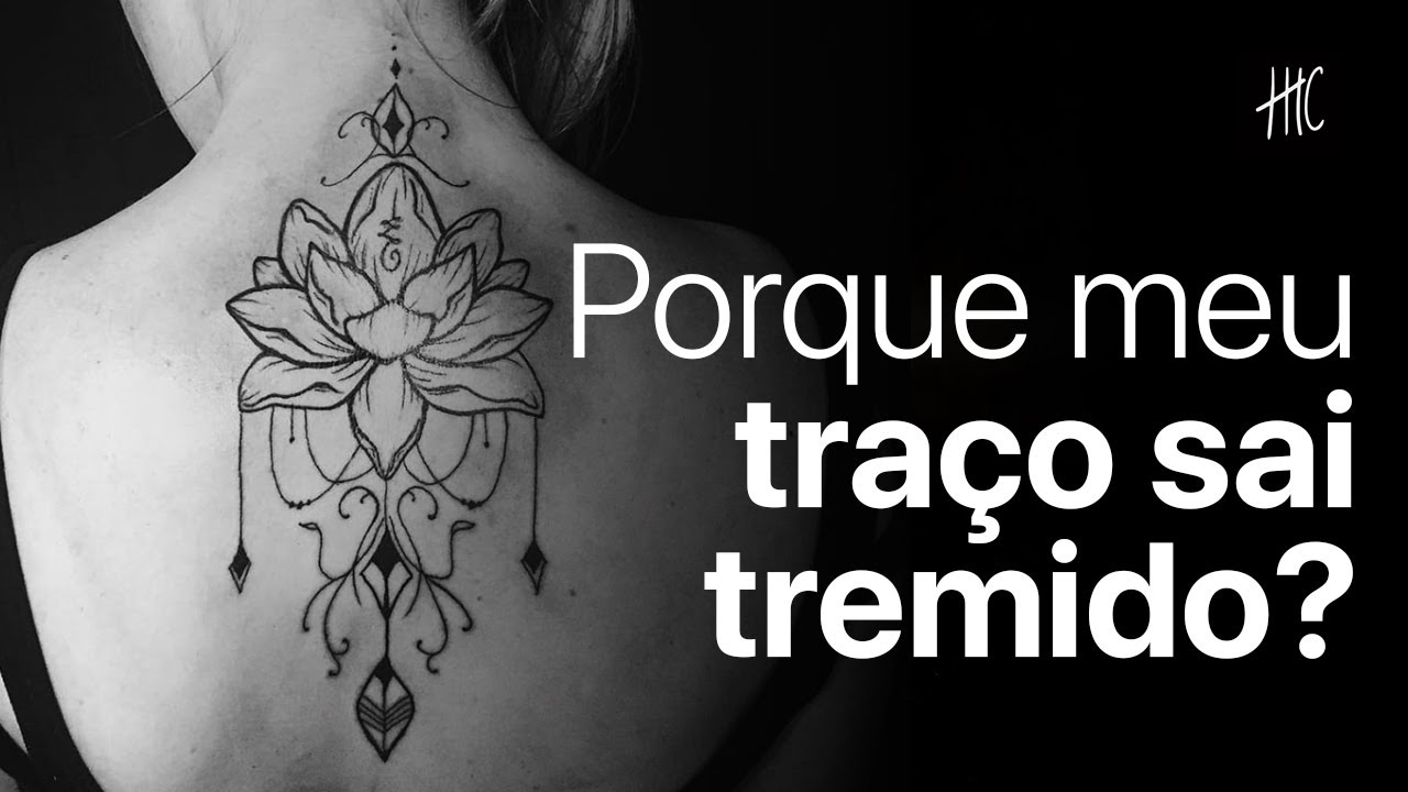 Porque meu traço sai tremido?