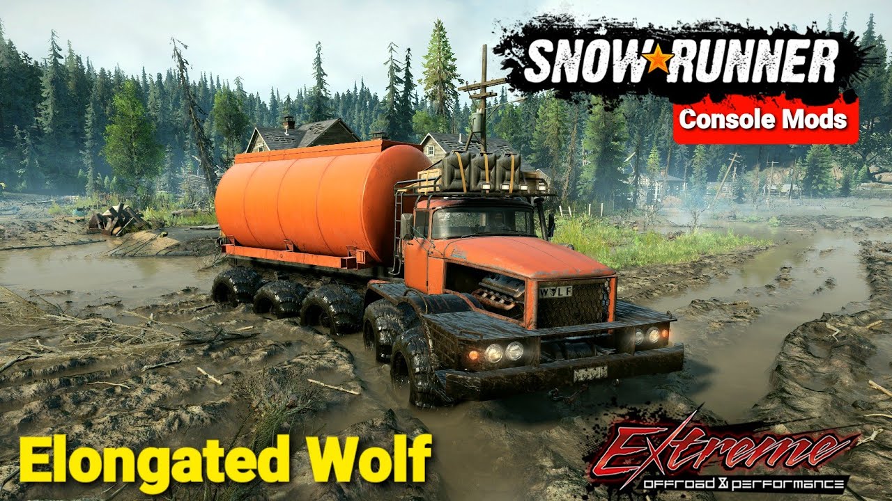 New Truck Elongated Wolf In SnowRunner Phase 5 Update