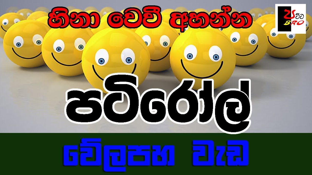 PATIROLL | පටිරෝල් | වේලපහ වැඩ | Patta bro