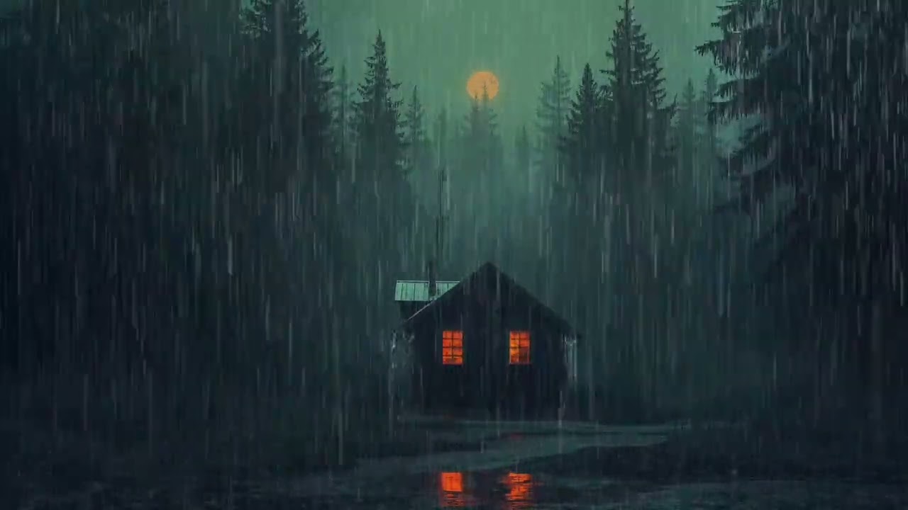 Heavy Rainstorm ASMR for Deep Focus and Restful Sleep | Relaxing Rain Noise for Stress Relief