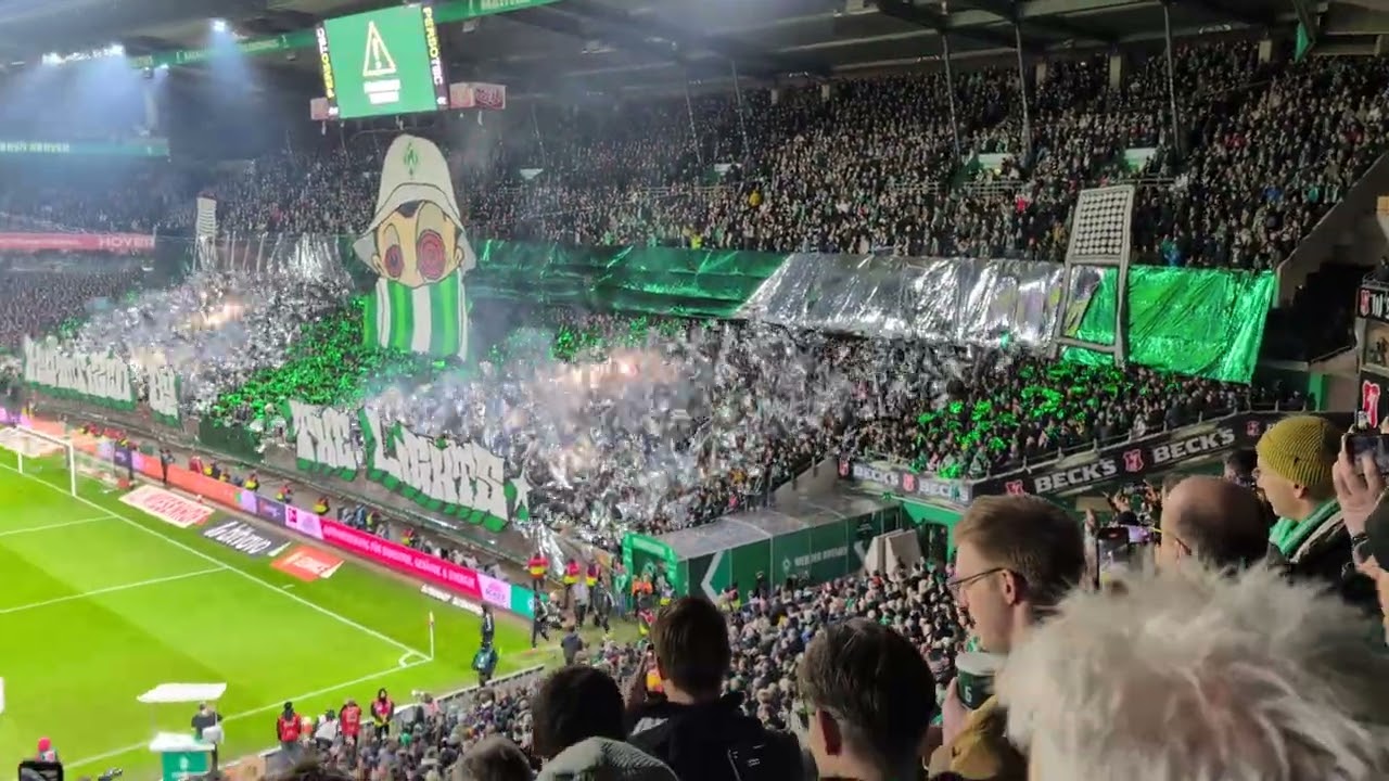 Choreo Werder Bremen gegen Frankfurt 