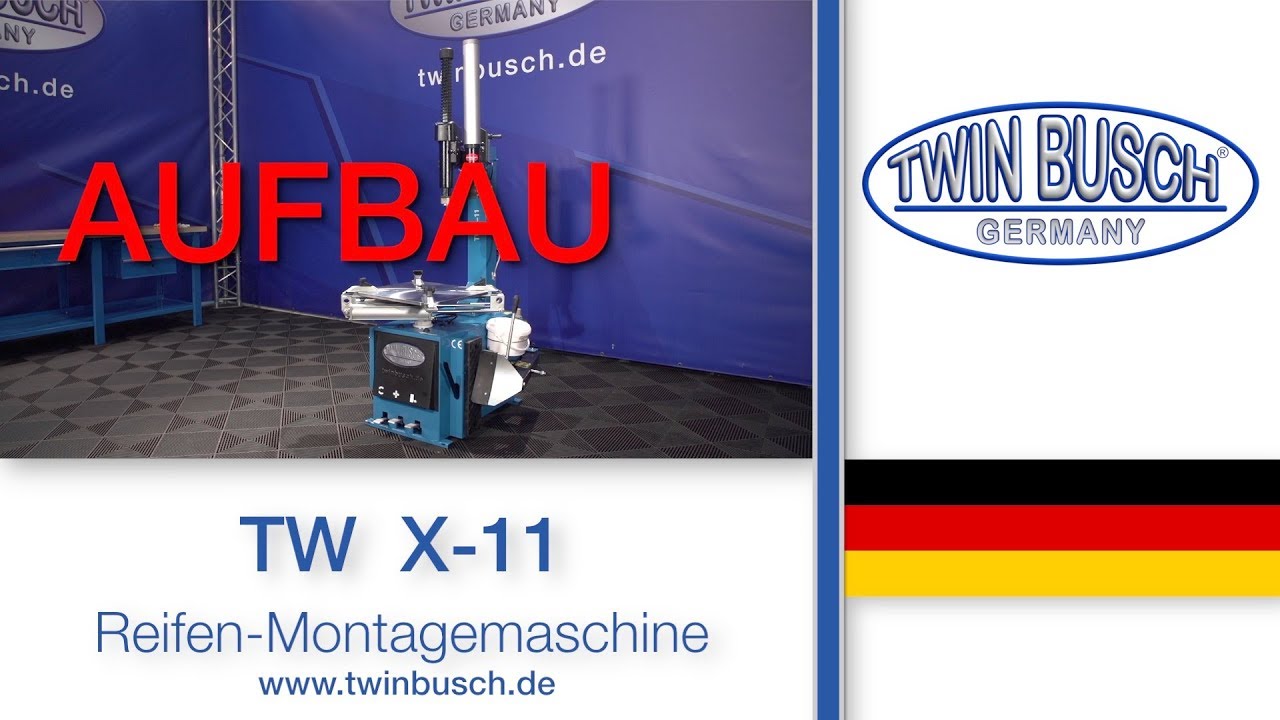Aufbau der Reifen-Montagemaschine TW X-11 von TWIN BUSCH ®