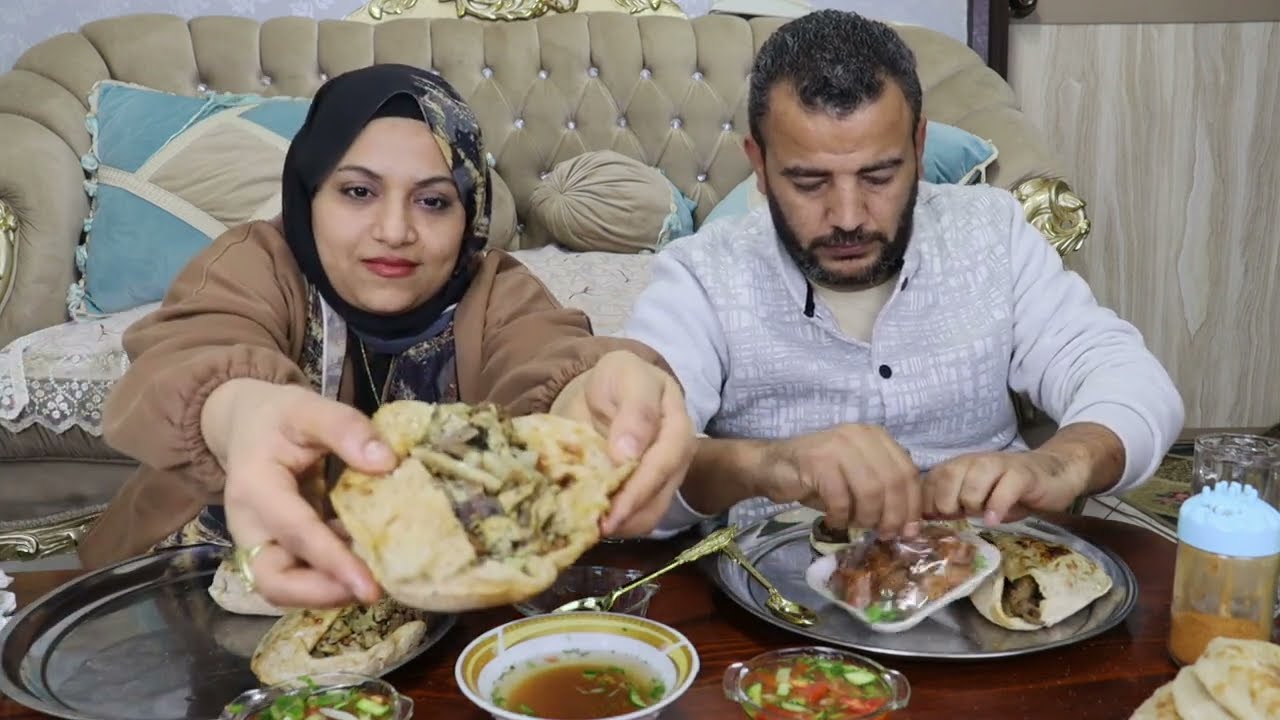 تحدي اكل/علي السمين يعنى الكرشة والفشه والمنبار والكبد بالرقة تحدى اللغوظة حمااااااس والعقاب 🤣