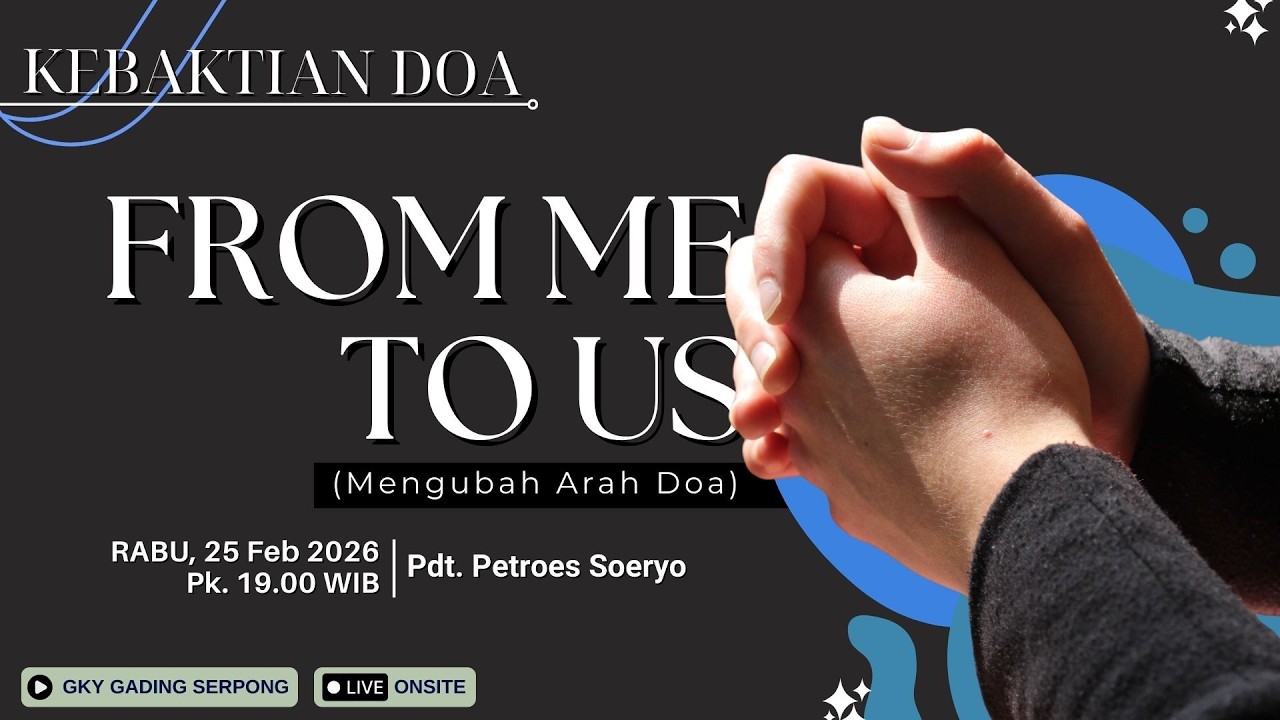 FROM ME TO US  |  25 FEB '26