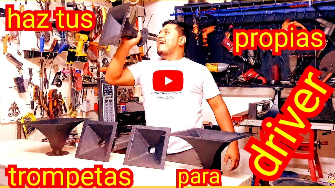 Cómo hacer tus trompetas caseras para Driver o brillos