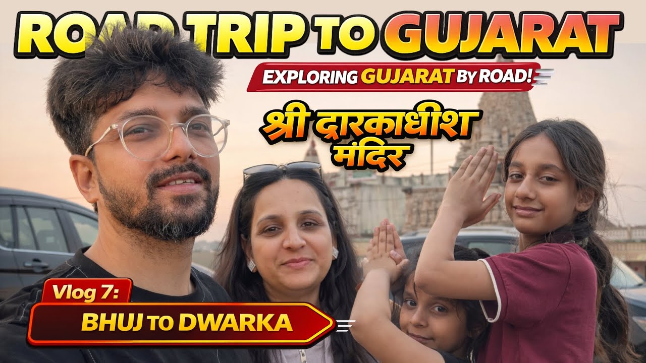 Bhuj to Dwarka Road Trip 🇮🇳 | Best Hotel in Dwarka? Clay Royal & Dwarkadhish Darshan | Ep 7