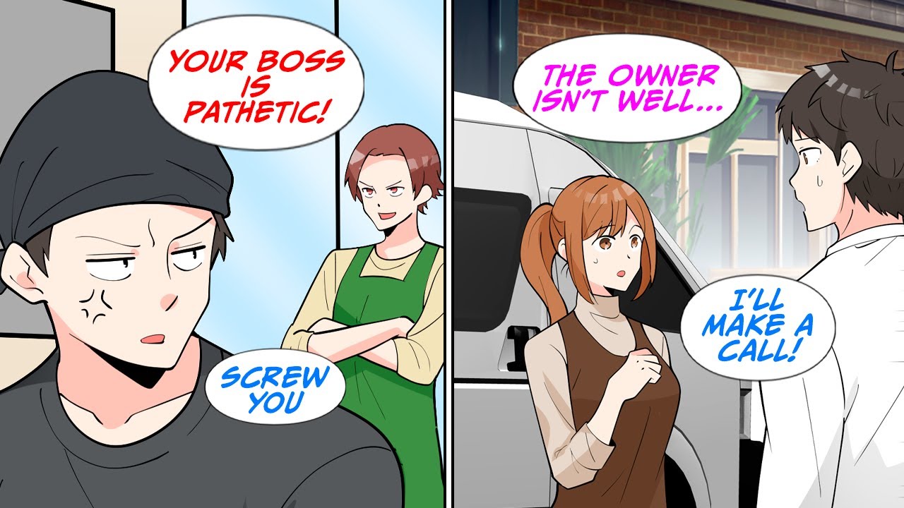 The owner of the store next door kept bothering me, but then... [Manga Dub]