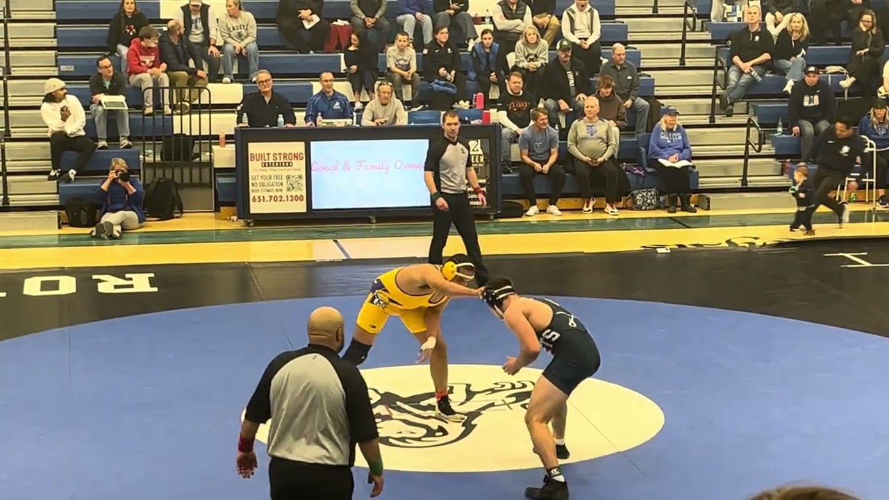 Match 2, **Part 2 (Adrian Fuchs / Hastings Wrestling Club, Woodbury Sections 