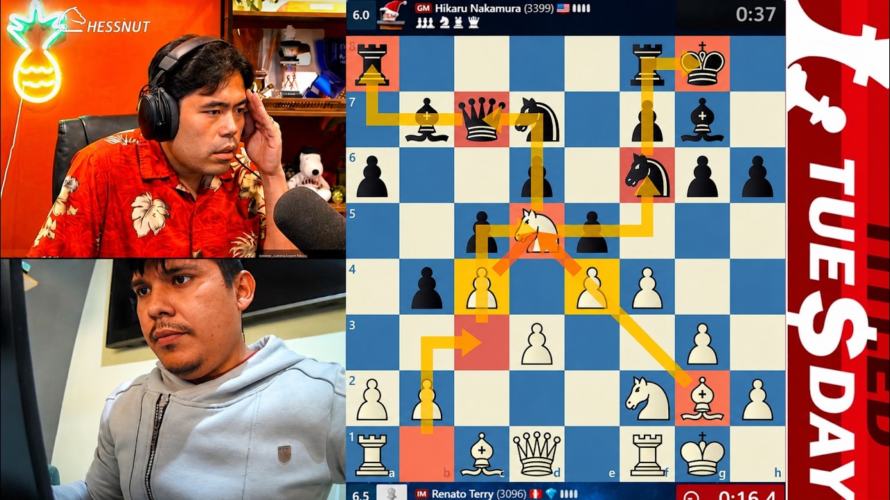 TITLED TUESDAY! IM Renato Terry vs GM Hikaru Nakamura