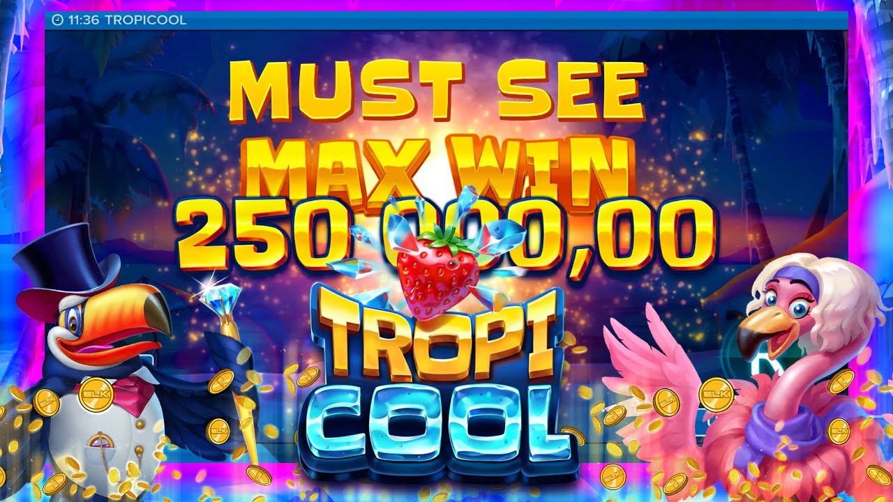 🤩 BONKERS MAX WIN REPLAY 🤩 Tropicool (ELK Studios)
