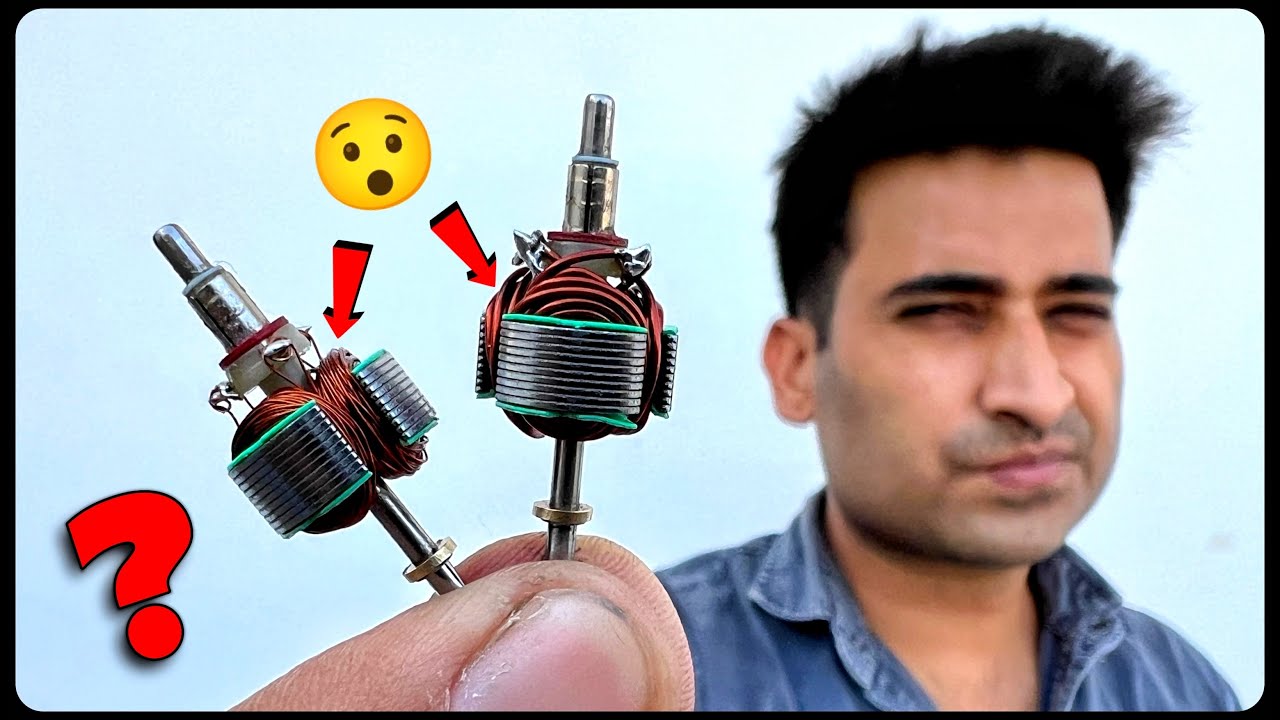Thin Vs Thick Motor Winding Difference 😯 OMG Zameen Aasman Ka Antar Hai 😳