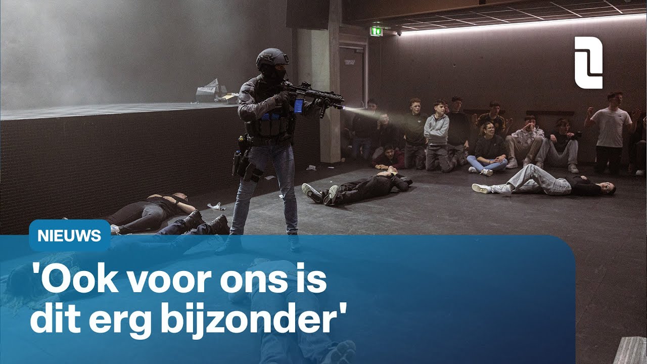 Grootschalige politie-oefening Heerlen | L1 Nieuws