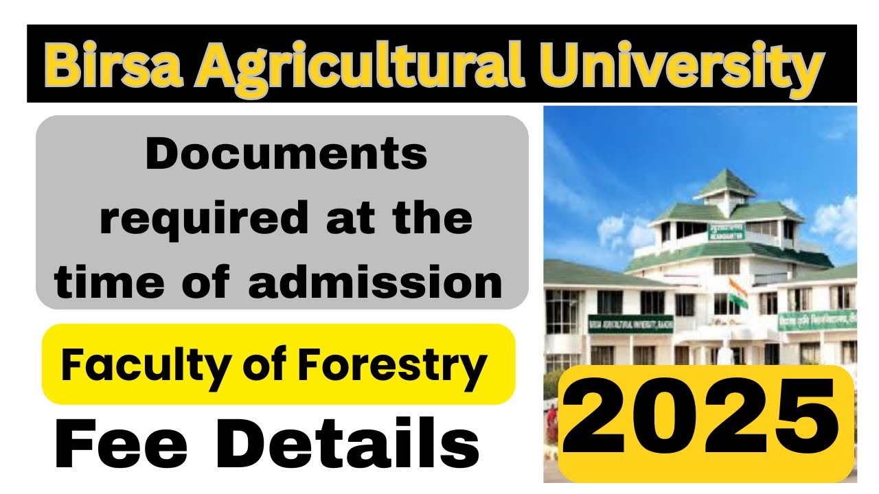 Forestry college all details about fees , date ; documents submission #jcece #education 