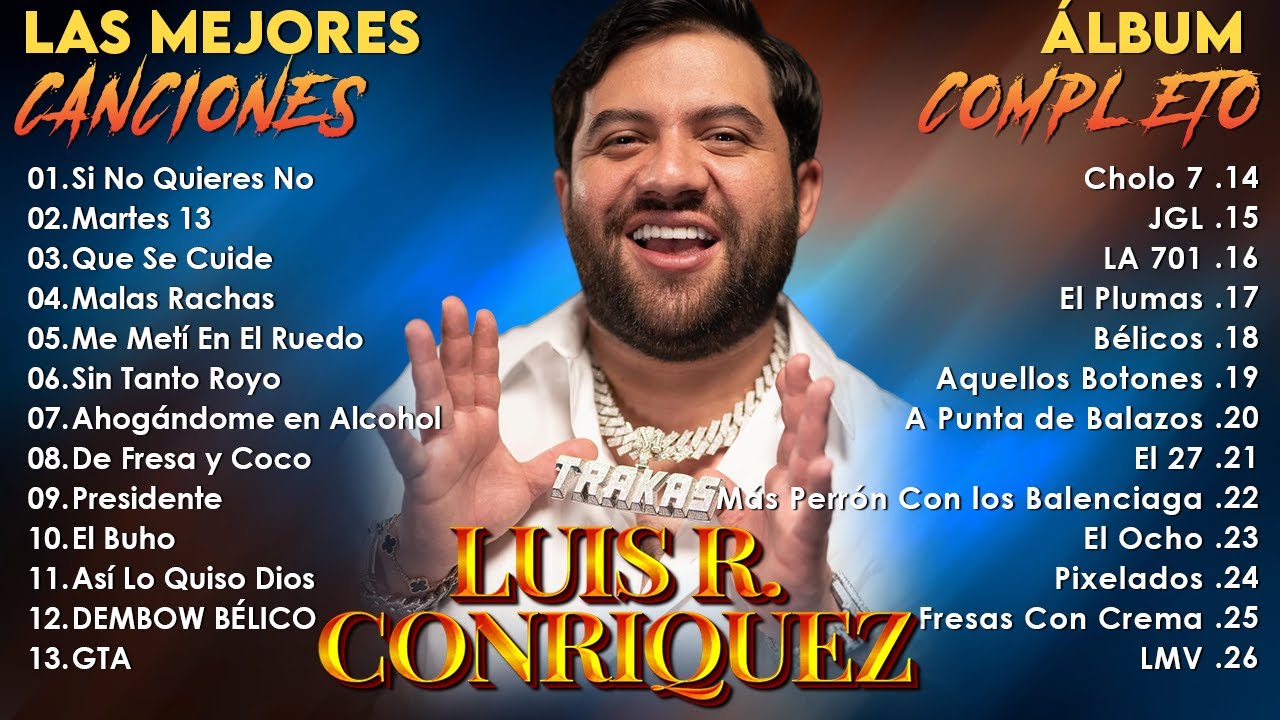 Luis R Conriquez Mix 💖 30 Las Mejores Canciones 🙌 Corridos Belicos 2025 🎵 Mix Corridos Tumbados 2025