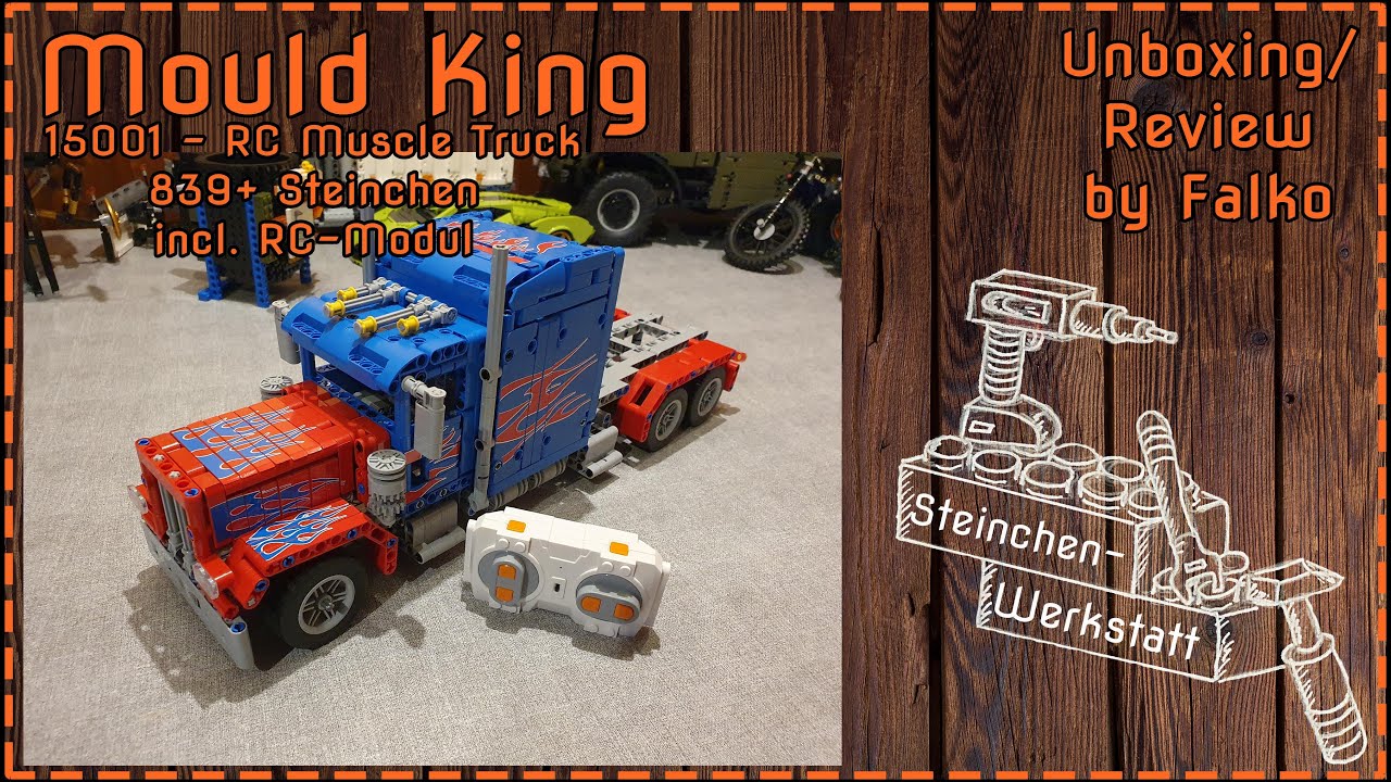 schlapper Peterbilt Truck, da müssen wir nochmal ran | MouldKing | 15001 | RC Truck