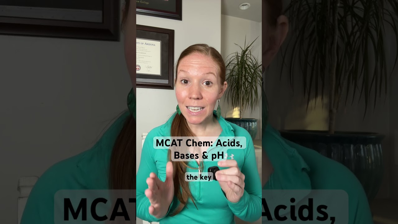 Изучите кислоты, основания и pH так, как это проверяется на экзамене MCAT. 