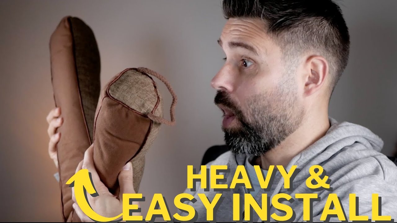 Простая установка: утяжеленный дверной ограничитель от сквозняков NABOWAN