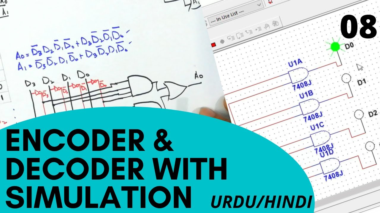 Encoder and Decoder with Simulation | Urdu / Hindi