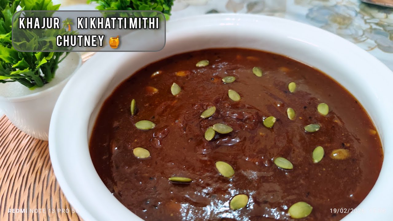 KHAJUR🌴 KI KHATTI MITHI CHUTNEY🍯| Ramzan Special Recipe| Nawabi Dishes 