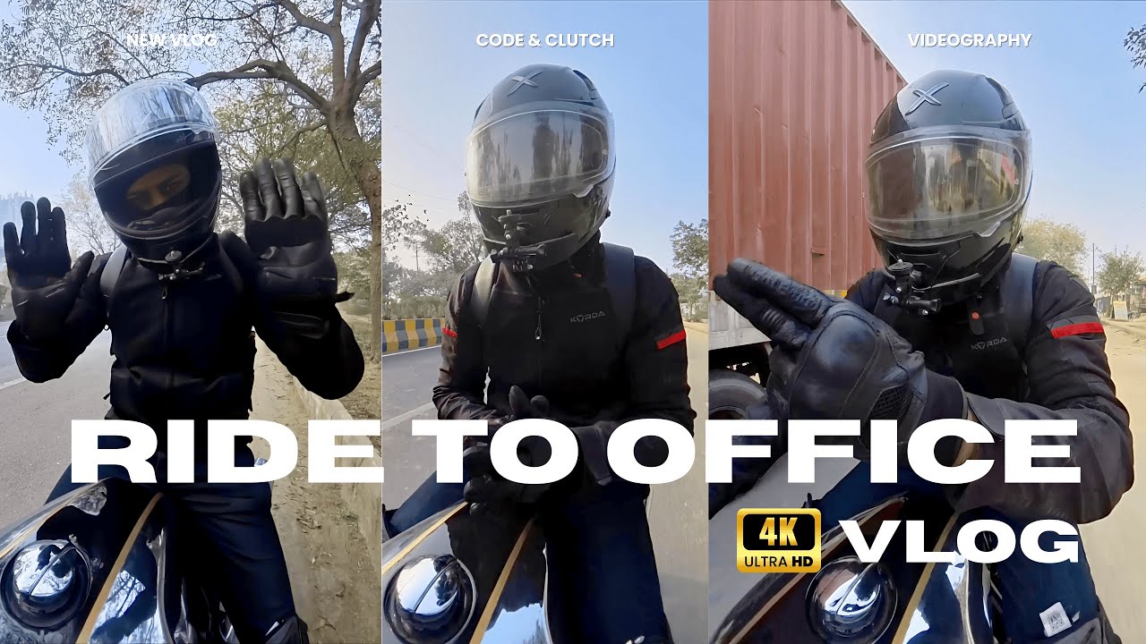 Continental GT 650 4K ASMR Ride | Daily Home to Office Commute | Insta360 X3 | Royal Enfield