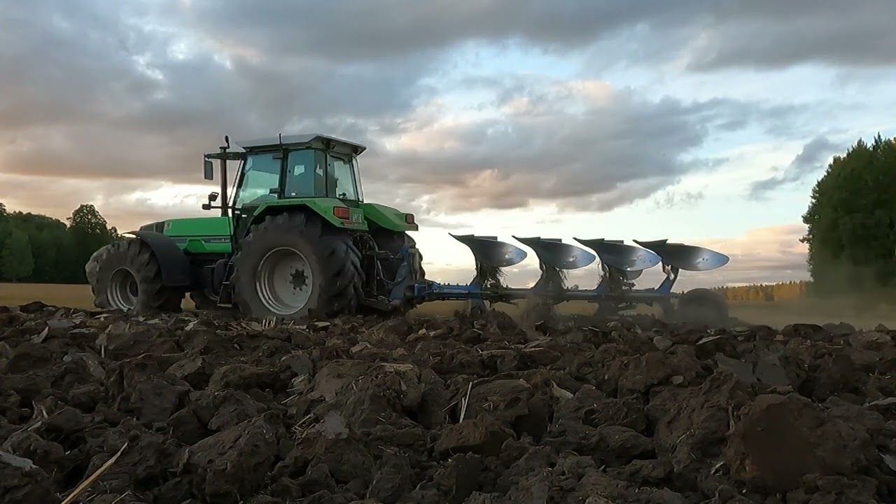 Ploughing with Deutz-Fahr Agrostar 6.81 & Överum Xcelsior CX 4975 | 2022