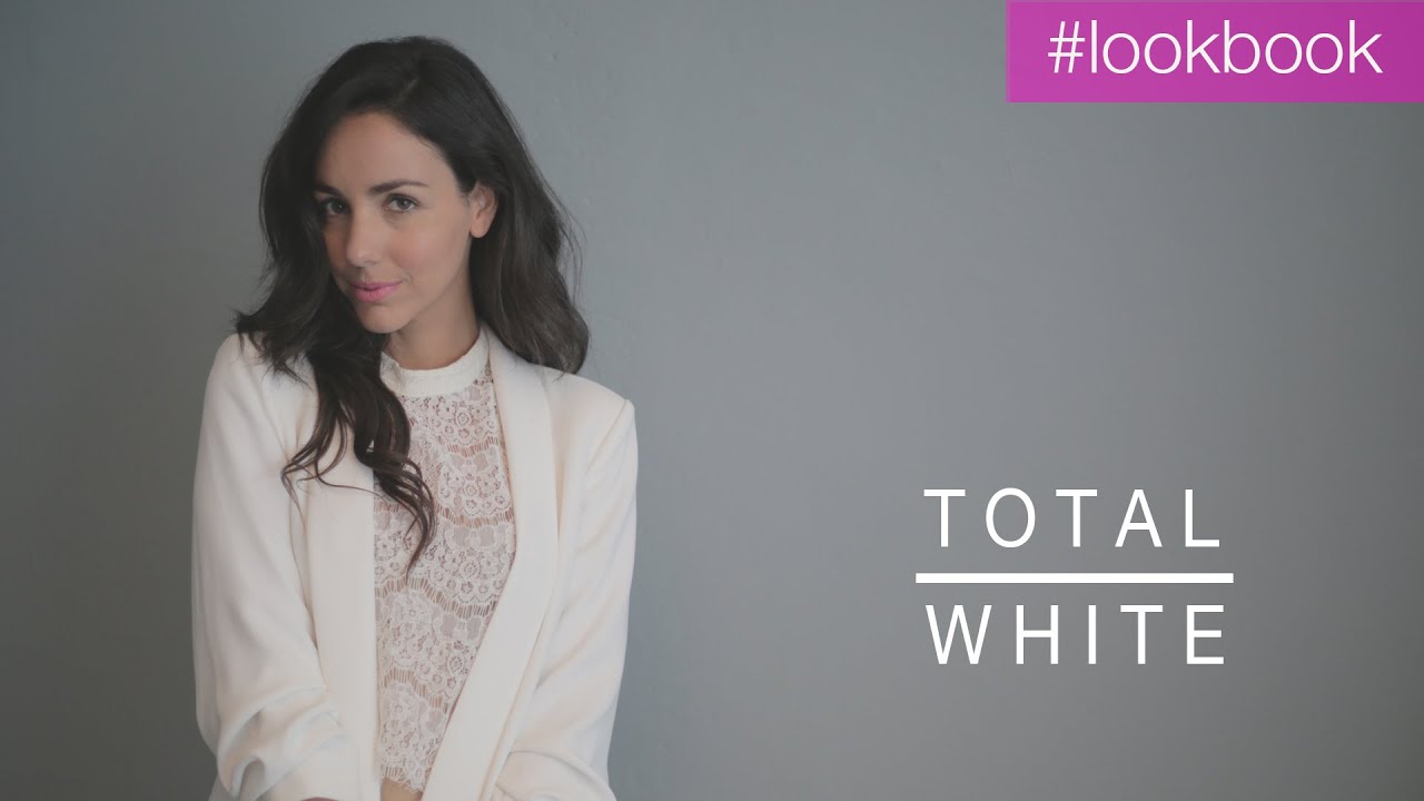 C&oacute;mo llevar un look total white - Tips de verano - Tips de moda - Combina tu ropa