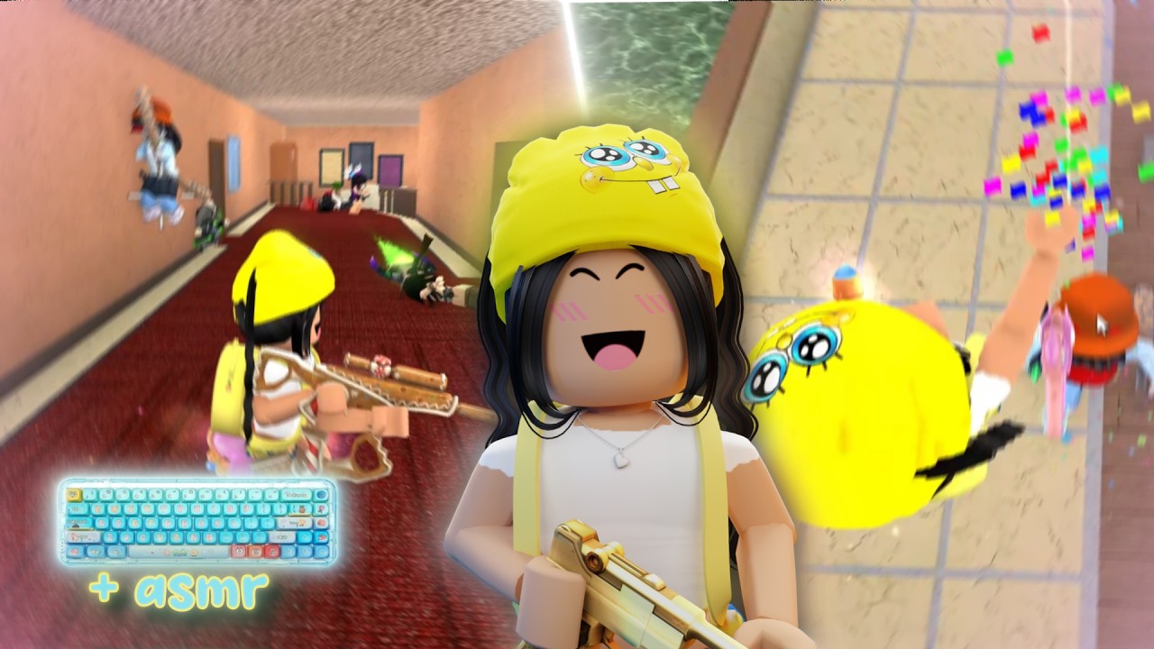 BEATING TEAMERS AS SPONGEBOB + KEYBOARD ASMR!