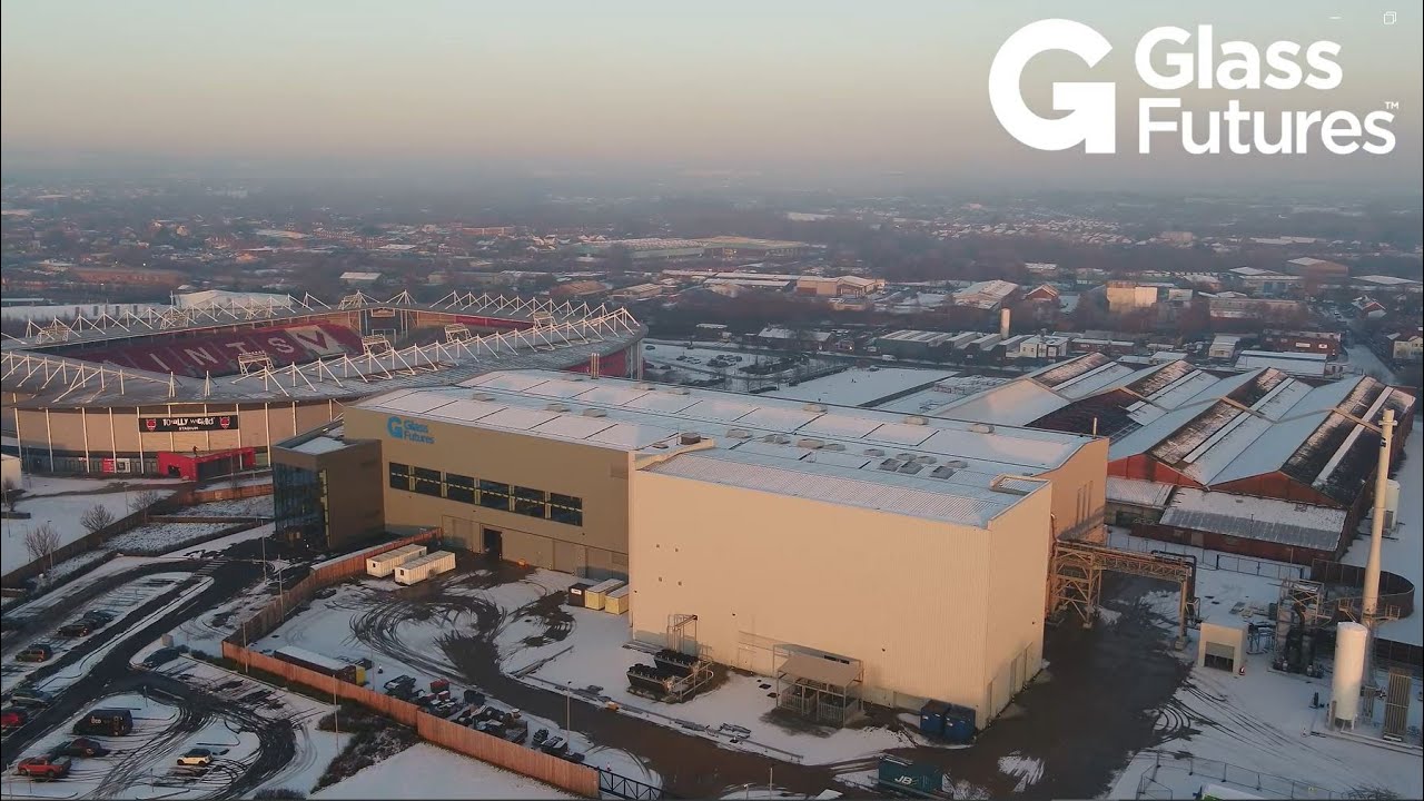 Exciting Drone Footage of Glass Futures Pilot Line!