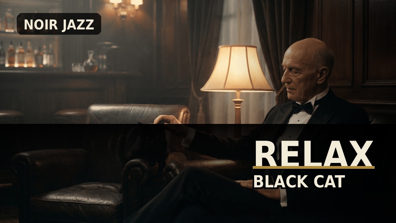 Откройте для себя волшебный мир Black Cat Noir Jazz Lounge Music
