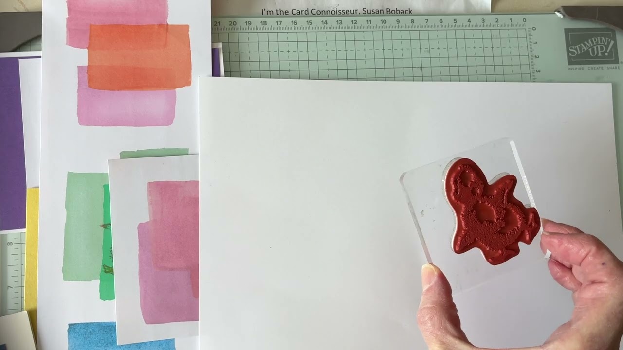 Paper Ink Stamp - Color Block Paper or create your own ink backgrounds