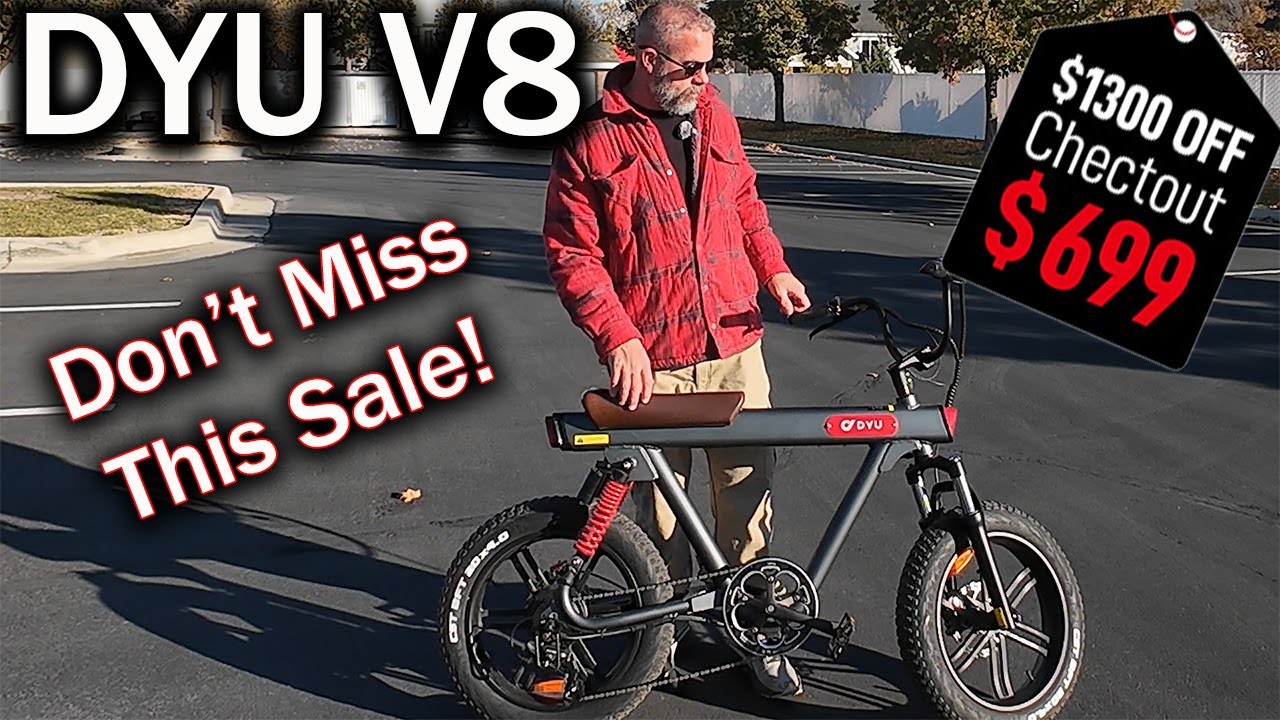 DYU V8, Fat Tire, 750W, Electric Bike