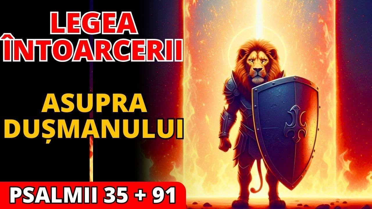 🔥 PSALMUL 35 + 91: Toată Vrăjitoria Se ÎNTOARCE de 7 Ori Mai Puternică Împotriva Celui Care A Trimis