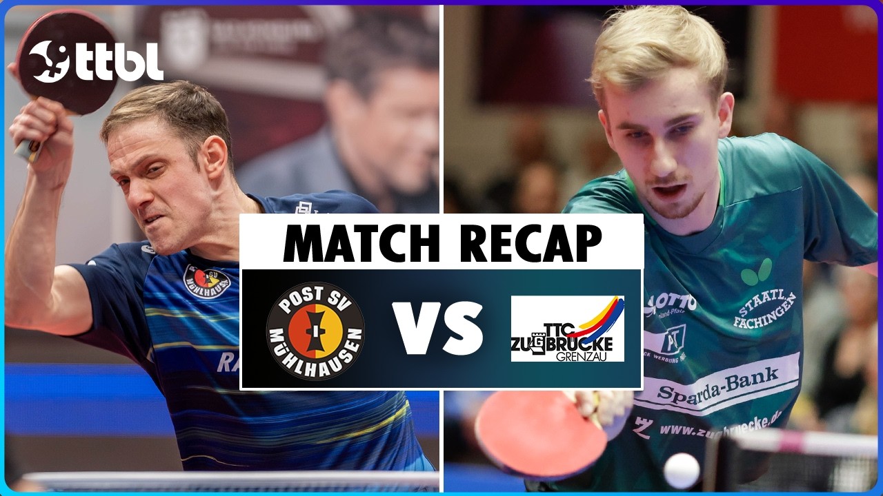 MÜHLHAUSEN vs. GRENZAU (Tischtennis Bundesliga Recap) | Matchday 17 | 2025/2026