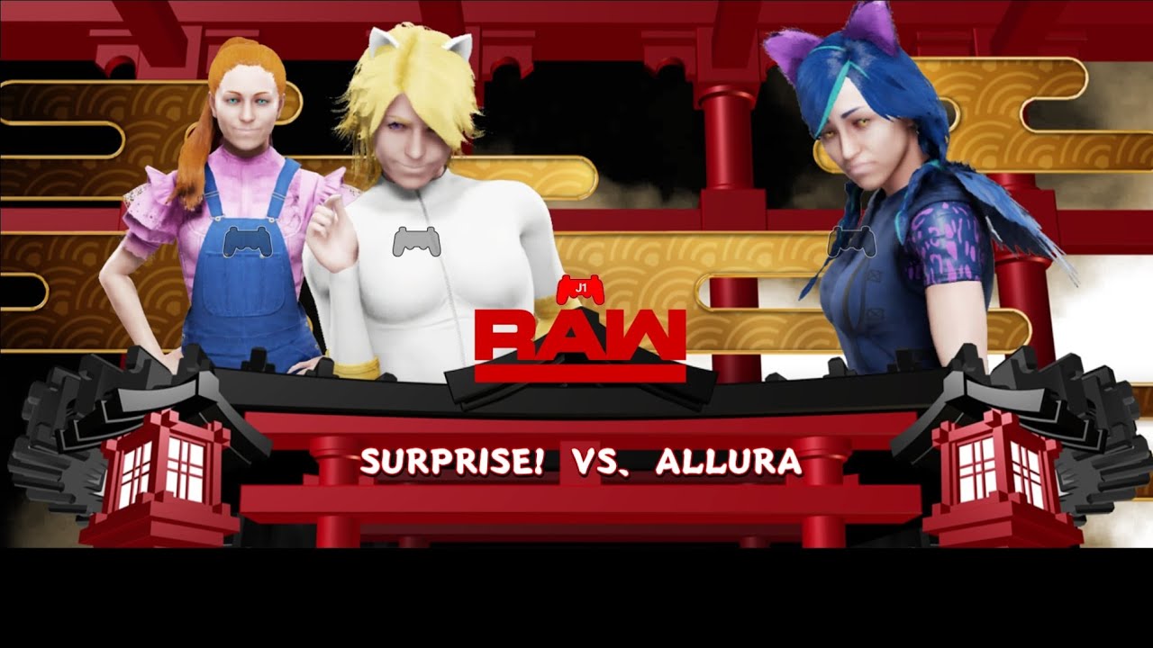 WWE 2k19 Surprise vs Allura 