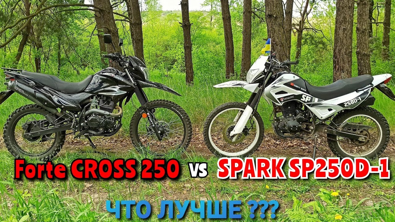 ОБЗОР / СРАВНЕНИЕ | Forte CROSS 250 \ Spark 250D-1| тест-драйв Forte CROSS 250 | forte 250,spark250